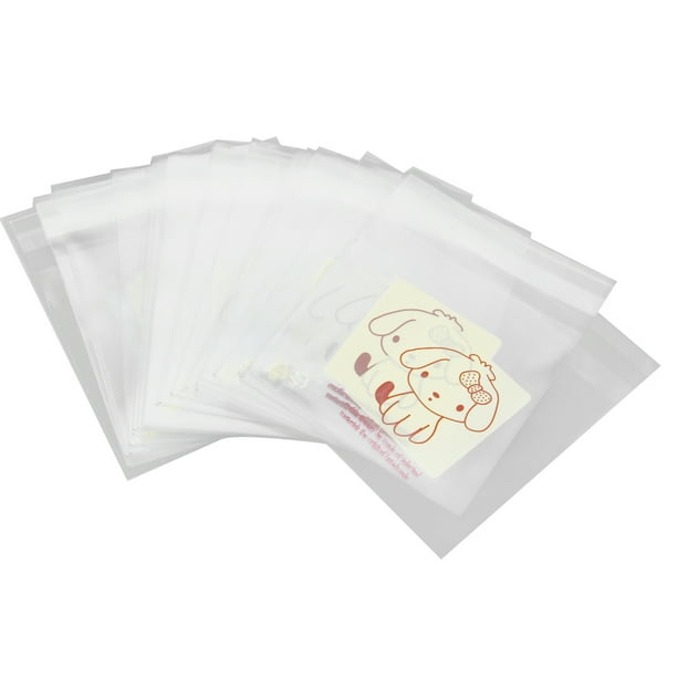 100pcs Transparentes Dulces Bolsa De Embalaje De Regalo Patrón De Perro