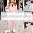 thumbnail image 4 of Kogui School Outfits for Girls Girls Clothes Long Sleeve T-Shirt and Bottom Pants 2 Pieces Fall Winter Clothes for Teen Girls Size 11-12 (Blue,11-12 Years), 4 of 8