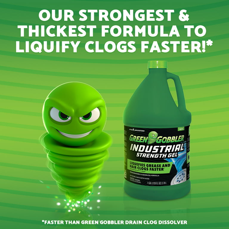 Green Gobbler Industrial Strength Gel Hair & Grease Clog Remover