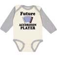 thumbnail image 3 of Inktastic Future Accordion Player Childs Boys or Girls Long Sleeve Baby Bodysuit, 3 of 5