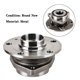 thumbnail image 5 of Buje de rodamiento de rueda delantera con 3 orificios 1K0498621 para Audi A3 VW Caddy MK3 Golf 5/6/7, 5 of 11