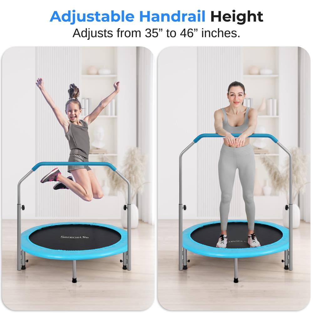 SereneLife 40'' Foldable Round Trampoline