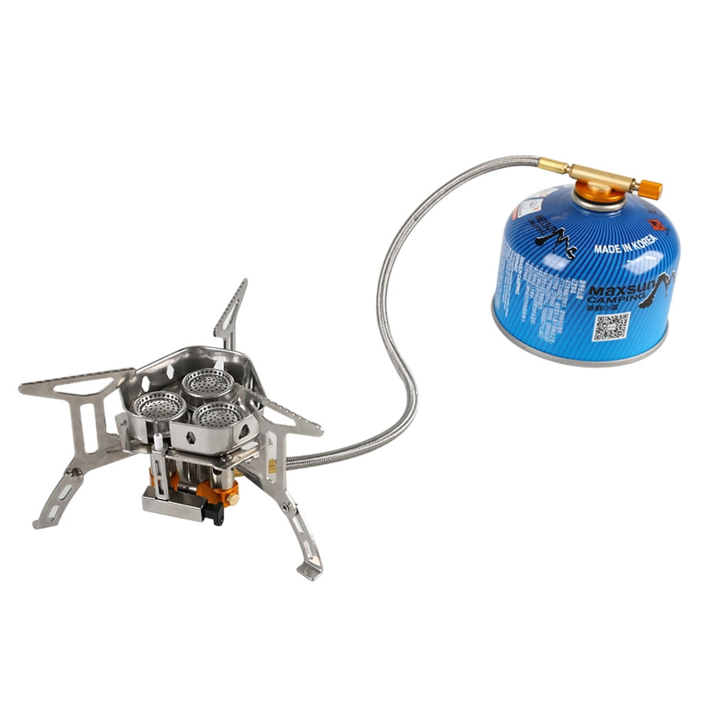 JZROCKER Camping Gas Stove Portable Backpacking Stove Outdoor Strong Fire Stove Cooker