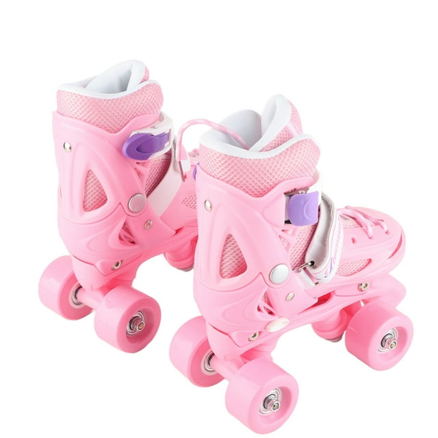 Patins à Roulettes 2 en 1, Patins à Roulettes pour Enfants et Adultes Patinage Extérieur Intérieur