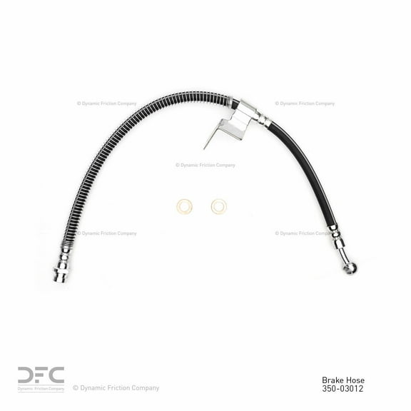 Front Right Dynamic Friction Company Brake Line Hose 350-03012 For 2003-2008 Hyundai Tiburon