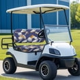 thumbnail image 2 of Pzuqiu Golf Balls Print Golf Cart Seat Covers Comfortable Golf Cart Front Seat Covers Seat Cover Accessories Soft Portable Protective Cushion Suitable for All Seasons, 2 of 7