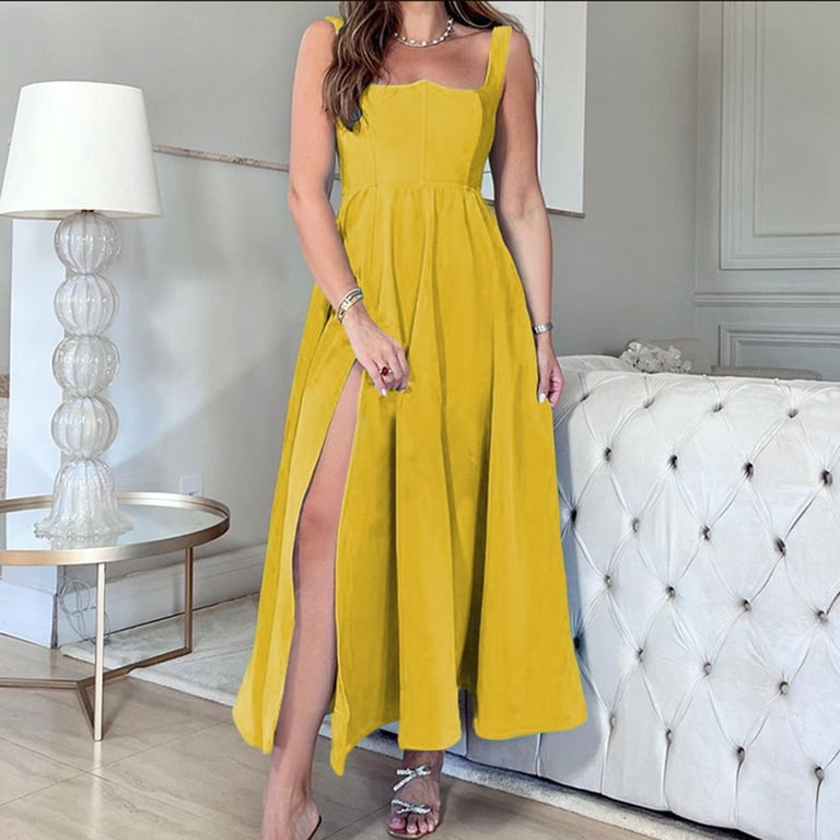 Tumotour Summer Dress For Women Floral Corset Dress Sleeveless Print Tie Dresses Maxi Flowy Slit Dress Beach Summer Loose Long Dresses Tumotour Summer Dress For Women Floral Corset Dress Sleeveless Print Tie Dresses Maxi Flowy Slit Dress Beach Summer Loose Long Dresses