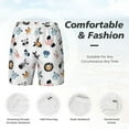 thumbnail image 5 of Balery Cartoon Animals Mens Swim Trunks Swim Shorts for Men Quick Dry Inseam Beach Shorts with Compression Liner Pocket-XX-Large, 5 of 9