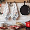 thumbnail image 6 of Happy Easter Kitchen Towels Set of 4, Spring Rabbits Polka Dots Gray Plaid Absorbent Dish Towels for Kitchen, Microfiber Hand Towel, Quick Drying Tea Towel for Cleaning Decorative Dishcloths, 6 of 7