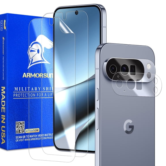 Armorsuit 2 2 Pack MilitaryShield Clear Film Camera Protector   Screen Protector for Google Pixel 10 Pro XL HD Clear Film - Made in USA