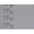 thumbnail image 2 of Zelouf Double Border W/ Flock + Etched Glitter 2X On Tulle  , Sewing, DIY, Crafts Fabric by the Yard, Blk/blk/sil, 10 Yard, 2 of 2