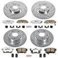 thumbnail image 3 of PowerStop Front and Rear Z26 Street Warrior Carbon-Fiber Ceramic Brake Pad and Drilled and Slotted Rotor Kit Fits: ACURA HONDA Select Models K2297-26, 3 of 9