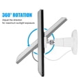 thumbnail image 4 of Panel solar para Ring Doorbell, cable cargador de cámara de panel solar de 5 W compatible con Ring Video Doorbell 2, 3, 3+, 4, timbres con pilas, cable de 10 pies, 4 of 5