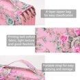 thumbnail image 3 of GHSDFBB Twill Fabric Pencil Case with Zipper Closure, Pink Rose, 200 Count, 3 of 6