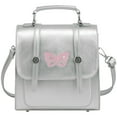 thumbnail image 1 of Women Aesthetic Rucksack Adjustable Strap Ladies Work Outdoor Bag (Silver), 1 of 10