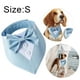 thumbnail image 2 of Bandana de boda para perro, collar para perro con pajarita, disfraz de cumpleaños, esmoquin ajustable para fiesta de mascotas, rayas azules, 2 of 5
