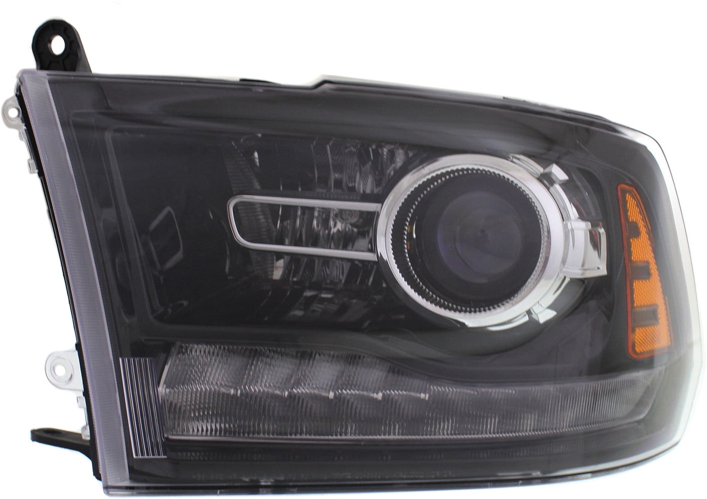 Headlight Compatible With 2013-2018 Ram 1500 2500 Left Driver Halogen With bulb(s)