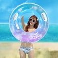 thumbnail image 1 of Oliegs Heated Blanket Inflatable Swim Ring With Adult Pool Underarm Swim Ring Fun Water Activities Chocolate, 1 of 5
