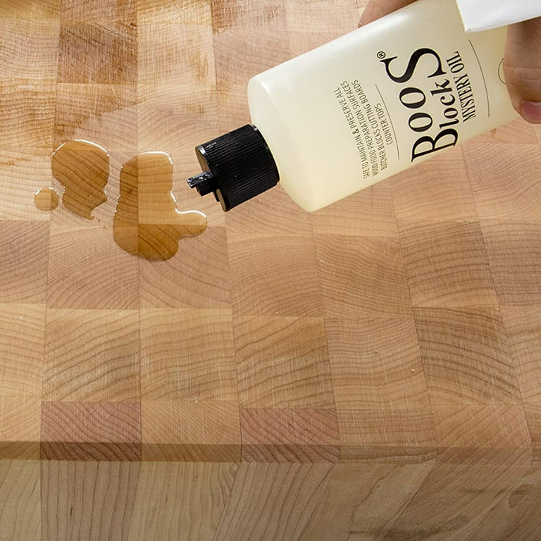 John Boos 60 x 30 inch Walnut Wood Countertop Cutting Board & Maintance Set  