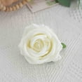 thumbnail image 2 of Anuirheih Artificial Rose Flower Head , Fake Silk Flower for DIY Craft Wedding Table Home Garden Decor(White), 2 of 6