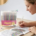 thumbnail image 4 of Glitter Gel Pen Set 12 Pieces, Sparkling Nail Art Decorations, Assorted Colors for Creative Nail Designs & Embellishment, 4 of 9