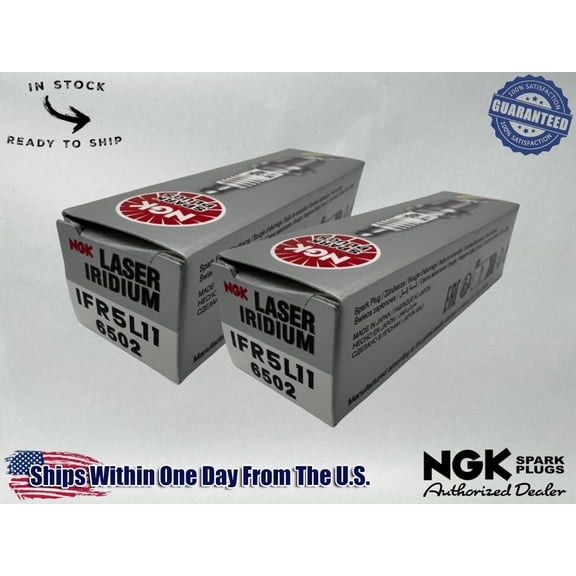 NGK Genuine OEM Authentic Spark Plugs IFR5L11 - 2 PACK