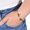 thumbnail image 2 of Sterling Silver Multi-Colored Baltic Amber Bracelet "Kayla", Amber Jewelry Collection, 2 of 5