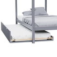 thumbnail image 5 of Max & Lily Twin Size Solid Wood House Bed Frame with Storage Trundle and Roof for Kids Bedroom, 5 of 9