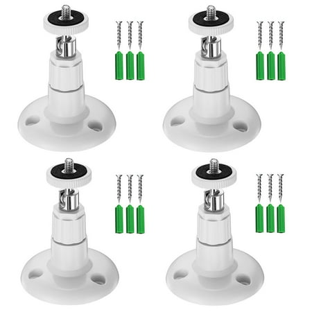 4-pack Outdoor/Indoor Wall Mount for Arlo Pro 2, Arlo Pro, Arlo, Arlo Go Security Camera, 360 Degree Adjustable Ceiling Mount for CCTV Camera Other Compatible Smart Home Camera (2-pack (Arlo Pro 4 Pack Best Price)
