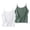 Green, variant on Cotton Linen Tank Tops For Women,Sleeveless Cotton Tops Spaghetti Strap Tank Top Loose Fit Linen Crop Top Cute Tank Tops For Women Linen Sleeveless Top Women's Tank Tops Loose Fit Linen Cami Beige L