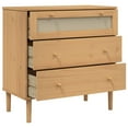 thumbnail image 6 of vidaXL Drawer Cabinet Storage File Sideboard SENJA Rattan Look Solid Wood Pin, 6 of 10