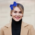 thumbnail image 5 of Unique Bargains Bow Hairbands Bowknot Headband Non-slip Fashion Blue 0.35 Inch Wide Headband for Girl Women, 5 of 7