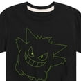 thumbnail image 3 of Pokémon - Gengar Neon - Youth Short Sleeve Graphic T- Shirt, 3 of 5
