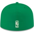 thumbnail image 4 of Men's New Era Kelly Green Boston Celtics Official Team Color 59FIFTY Fitted Hat, 4 of 6