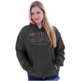 thumbnail image 3 of Funny Mother Definition Cute Mom Hoodie Sweatshirt Women Brisco Brands 4X, 3 of 6