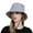 Gray, variant on Sun Hat Bucket Hat with Strings Boonie Hat Fishing Hat Outdoor Hat, Black One Size