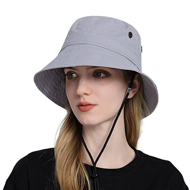 QunButy Bucket Hat Women Sun Hat Wide Brim Protection Beach Hat