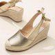 thumbnail image 5 of Women Platform Sandals Summer Wedge Closed Toe Slip On Casual Holiday Soft ShoesEU 41, 5 of 5