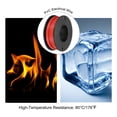 thumbnail image 4 of Uxcell 24AWG Stranded Wire Hookup 10M/33ft Red Electrical Wire UL1007 Spool, 4 of 6