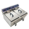 thumbnail image 4 of PreAsion Friteuse Électrique Commerciale 20 L avec Starter Panier à Double Réservoir de Comptoir Restaurant Commercial Cuisine 110 V, 4 of 12