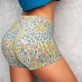 thumbnail image 4 of Fotbe Boho Shorts Sin Costuras – Shorts Deportivos de Cintura Alta para Mujer, Elásticos para Gimnasio, Yoga, Running o Ciclismo-Large, 4 of 8