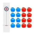 thumbnail image 2 of lionlar Tabletop Curling Game Set Fun Family Game Backyard Activities Sports Activities Board Game Shuffleboard Table Game for Travel 16 Rollers, 2 of 9