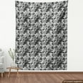 thumbnail image 3 of Ambesonne Black and Grey Fabric by the Yard Upholstery, Greyscale Gloomy, 1 Yard, Charcoal Grey Grey, 3 of 4