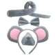 thumbnail image 5 of 1 juego de disfraces del mouse, orejas del mouse, diadema de diadema para niños, la corneta del lazo del mouse del mouse, 5 of 6