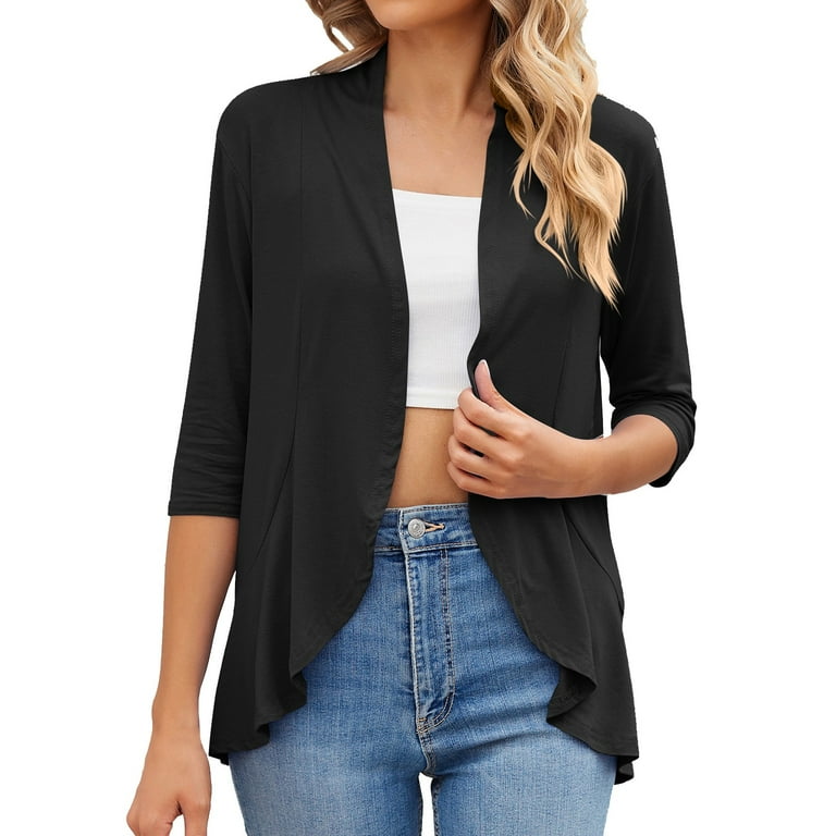 Ladies short clearance sleeve cardigan sweaters