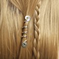 thumbnail image 3 of Vikings Spiral Hair Beads Rings Dreadlock Norse Spiral Hair Coils Spring Beads Hair Accessories for Braid Beards Hair Pendants & Bracelets DIY (3 pcs), 3 of 8