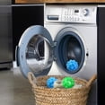 thumbnail image 5 of 3 Piezas De Bolas De Secadora De Vapor Reutilizables, Bolas De Secadora De Lavado, Bola De Secadora Con Vapor, Suavizante De Telas Reduce La Estática, Ropa Seca Esponjosa Suave Con Menos Arrugas, 5 of 5