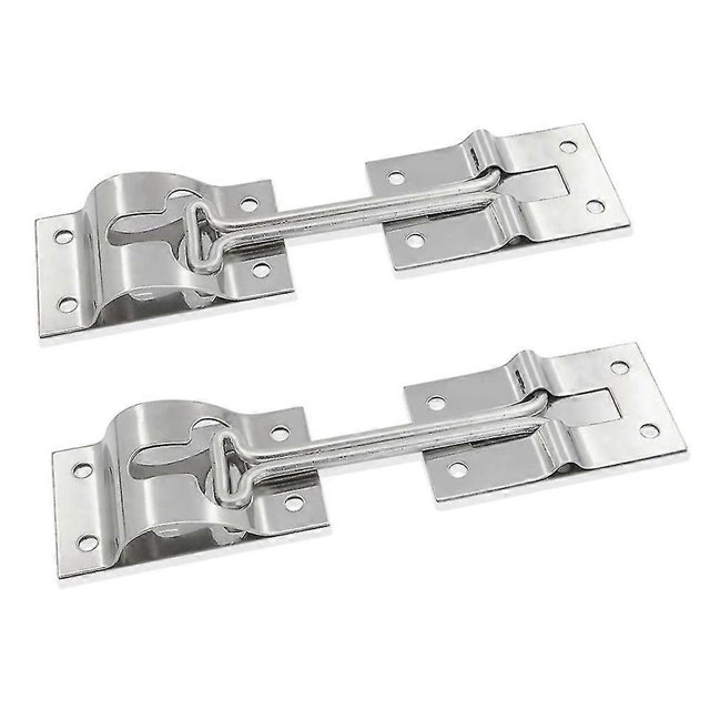 2pcs 4 Inch Stainless Steel T-style Door Holder Entry Door Trailer For Rv Trailer Exterior Door Hol