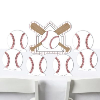 Batter Up Baseball Baby Shower Or Birthday Party Centerpiece