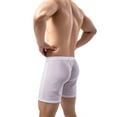 thumbnail image 2 of Gubotare Men's Total Support Boxer Briefs, Moisture-Wicking Underwear Boxer Briefs, Tagless Boxer Briefs (White,S), 2 of 4
